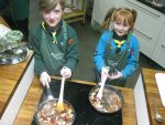 Scouts learn to cook with Ministry of Food Bradford as part of their Chef Badge Challenge